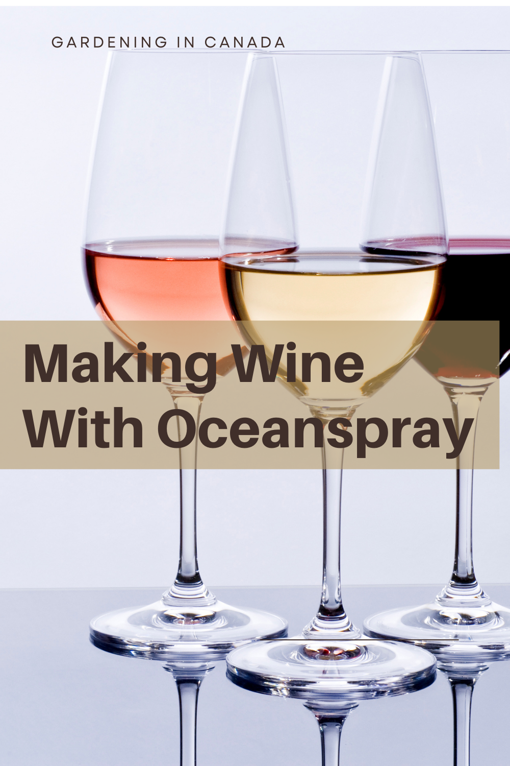 Making Wine From Oceanspray Gardening In Canada