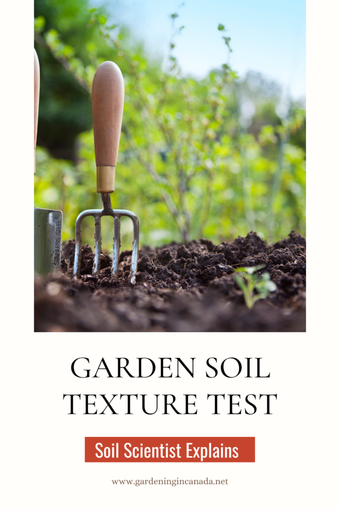 Garden Soil texture testing