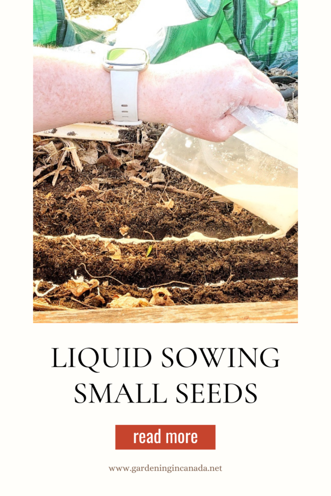 Liquid Sowing Small Seeds